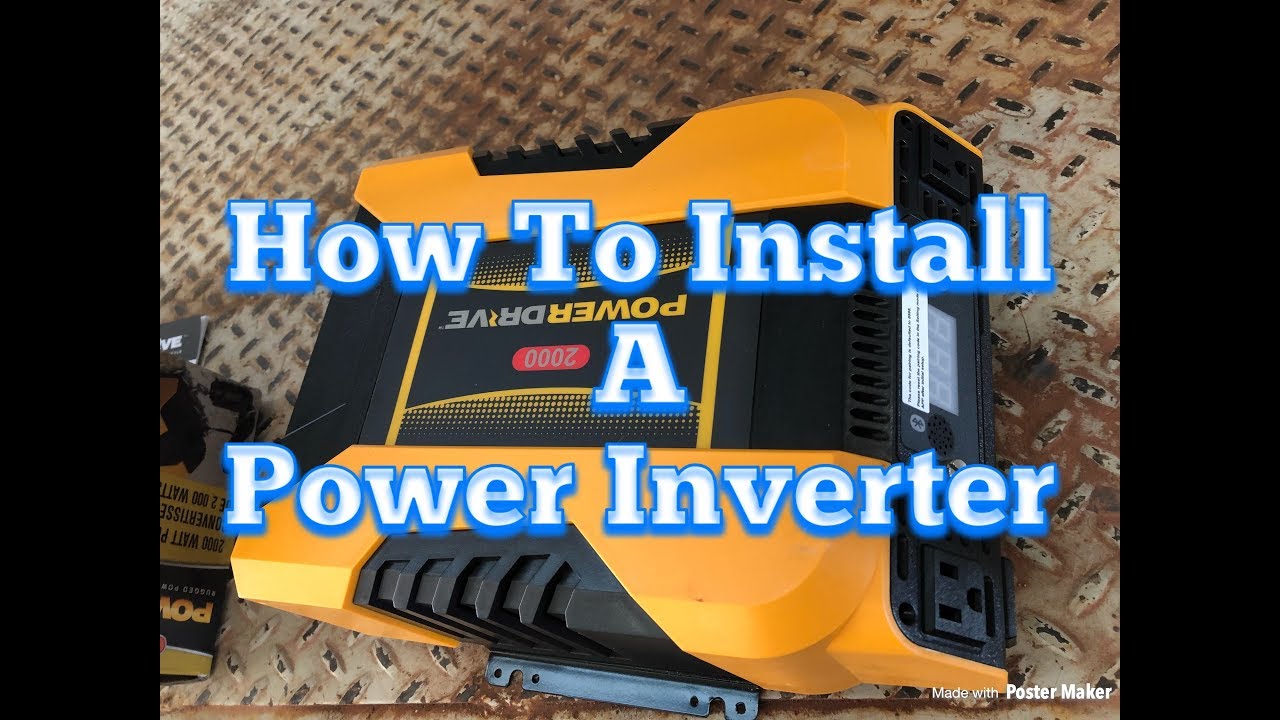 How To Install Power Inverter In Truck